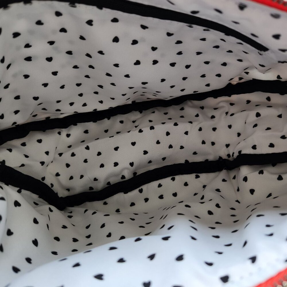 Brighton Spotted Love Leopard Print Swing Bag Feminine Cute Glam Hearts Playful - Picture 6 of 10